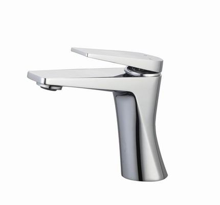 Yüklü banyo havuzu musluğu tek elle karıştırıcı sıcak ve soğuk su muslukları