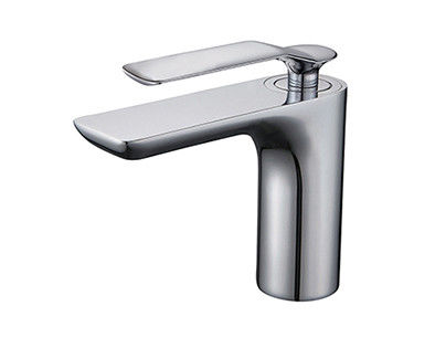 Banyo Chrome Bakır Musluk OEM Tek Kılavuz Modern