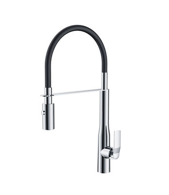 Modern Tek Kılavuzlu Chrome Bakır Mutfak Lavabo Muslukları OEM
