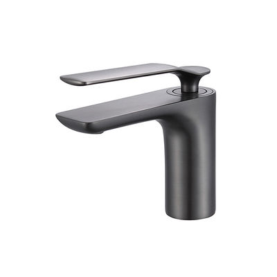 Metal Brass Tek Karıştırıcı Lavabo Musluk Banyo Silahı Soğuk ve Sıcak Su OEM
