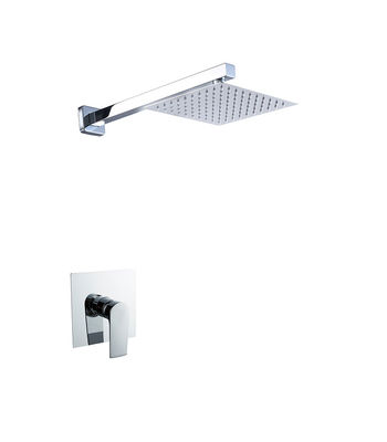 Tek kaldıraç Duvarda Gizli Banyo veya Duş Karıştırıcı Chome Banyo Bakır Musluk soğuk ve sıcak baş duş OEM