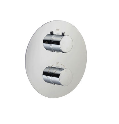 Duvarda saklı boru ile bakır banyo duş karıştırıcı termostat sıcaklığı