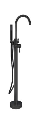 Matt Black Brass Diverter Tek Kaldırma Yerine Taşıyan Bağımsız Banyo Muslukları