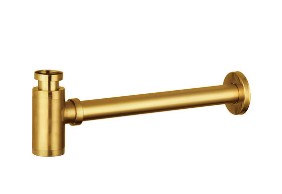 Çinko Şişe Tuzak Tuvalet Lavabo Kanatlı Sifon Tuvalet Lavabo için fırçalı TI-Altın OEM