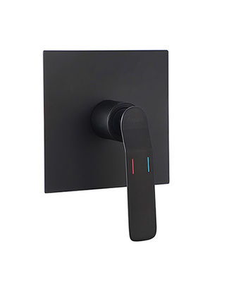 Duvarda gizlenmiş tek kolu banyo veya duş karıştırıcı banyo mat siyah tunç musluk OEM