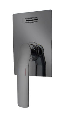 Tek kaldıraç duvara gömülü banyo duş karıştırıcı yönlendirici tabanca metal banyo tunç musluk yağmur duş el duş