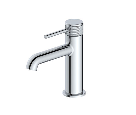 Chrome Brass Banyo Banyo Karıştırıcı Muslukları Soğuk ve Sıcak Su OEM Tek Kılavuz