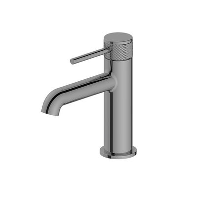 Tek kaldıraçlı havuz karıştırıcı musluk banyo tabancası metal tunç halkalı knurl kolu