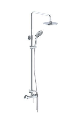 Bakır Banyo Duş Muslukları Tek Kılavuz Açık Duş Karıştırıcı OEM Yuvarlak Klasik