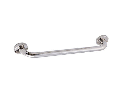 SUS304 Tek el bar tutucu banyo Banyo aksesuarları cilalı krom OEM ODM yuvarlak