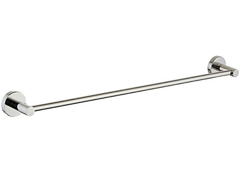 SUS304 Tek Havlu Çubuğu Sahibi Banyo Aksesuarları cilalı Chrome OEM yuvarlak klasik modern proje