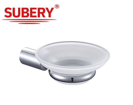 Cam Banyo Sabun Tabak Sahibi Pollu Chrome Oem Klasik Yuvarlak Tasarım