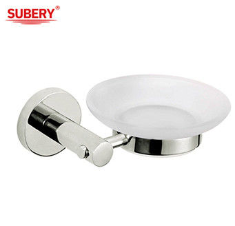 Cam Banyo Sabun Tabak Sahibi Pollu Chrome Oem Klasik Yuvarlak Tasarım
