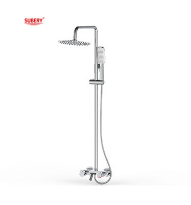 Matt Siyah Bakır Banyo Duş Muslukları Termostatik Sıcaklık Düzenlenebilir