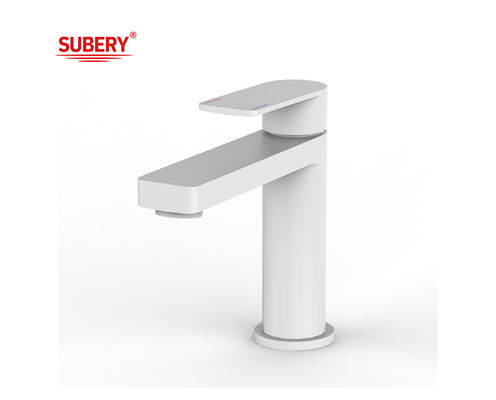 Chrome Brass Banyo Banyo Karıştırıcı Muslukları Soğuk ve Sıcak Su OEM Tek Kılavuz