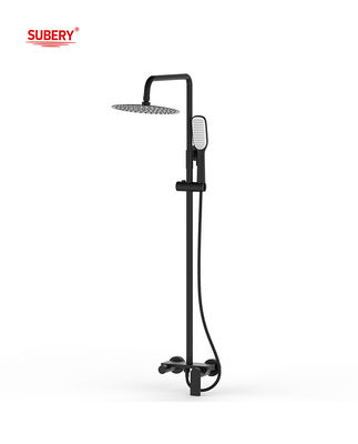 Bakır Banyo Duş Muslukları Tek Kılavuz Açık Duş Karıştırıcı OEM Yuvarlak Klasik