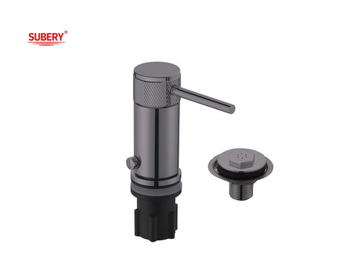 Modern Tek Kaldırma Bidet Ducha Bakır Halkalı Knurl El Tutma Silah Metal Musluklar