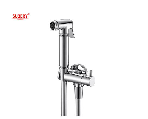 Banyo Tuvaleti OEM Shattaf Set Bakır Sahibi Bakır Valf PVC hortumu 1.50m