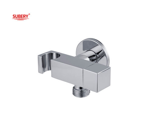 Brass Shattaf Halder Valve Handle Bidet Duş püskürtücüsü Holder Banyo Tuvaleti Chrome Square OEM