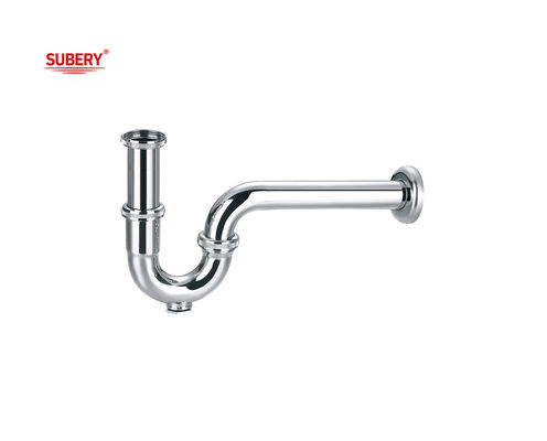 Bakır tuvalet lavabo drenaj şişe tuzak sifon banyo tuzak boru tuvalet krom OEM