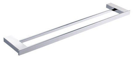 Banyo Aksesuarları Yüksek Kalite Katı Çift Çubuklu Havlu Rayı Çift Çubuklu Duş Çubuğu