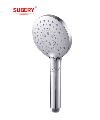 ABS 3 fonksiyonlu el duşu duş sütunu kromo banyo silikon nozel yuvarlak kolay temiz OEM