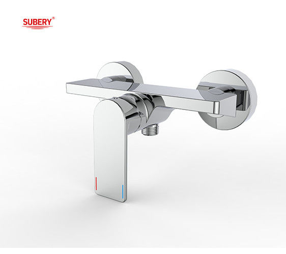 Tek kaldıraçlı banyo veya duş karıştırıcı banyo krom tunç musluk soğuk ve sıcak OEM