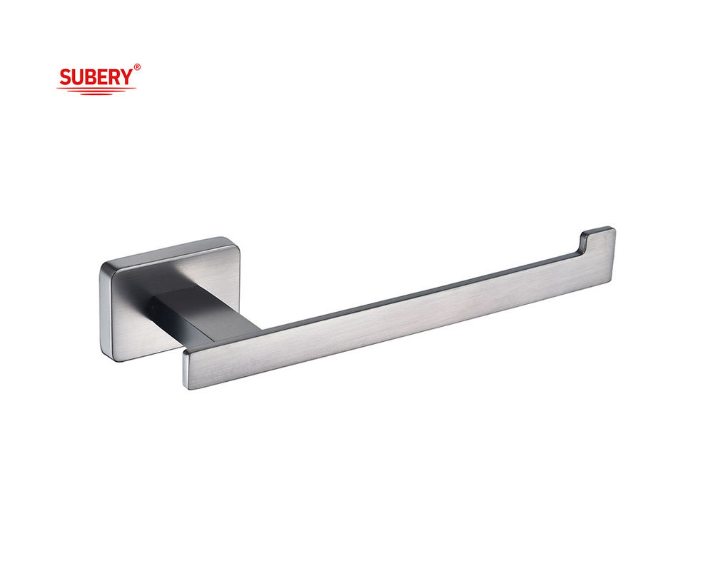 Çinko Duvar Montajlı Banyo Aksesuarları Tek tuvalet rulo kağıt tutucu silah metal clssical dikdörtgen tasarım OEM ODM