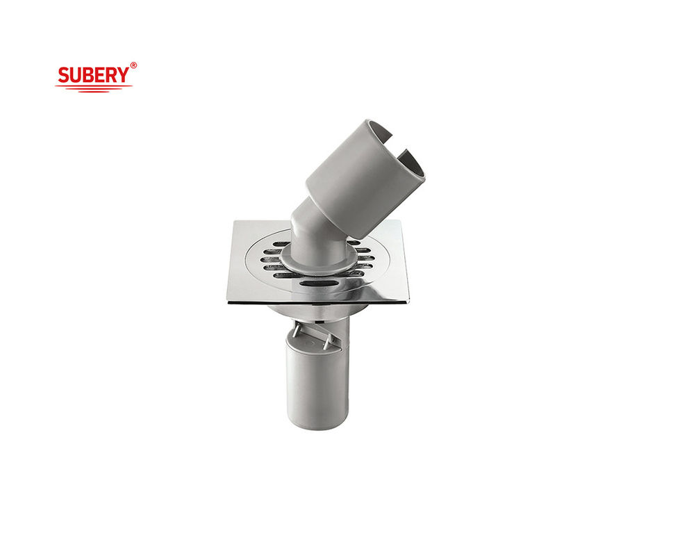 Çamaşır makinesi için kromoz boşaltma döşeme banyo 100 x 100 mm yerleştirilmiş