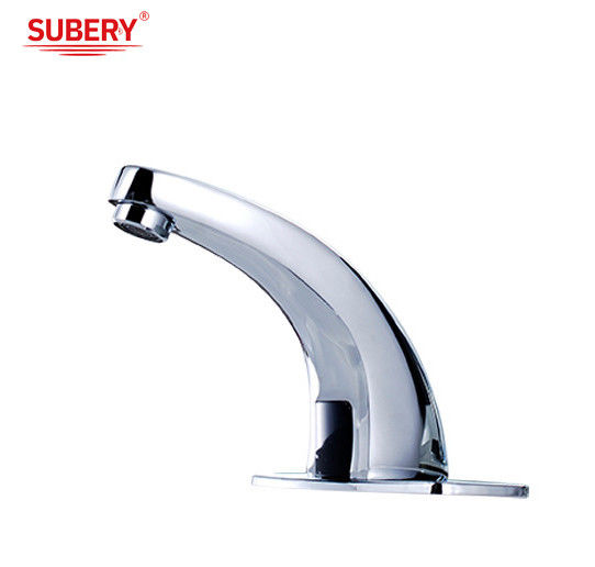 Chrome Brass Sensor Musluklar Banyo Banyo Karıştırıcı Musluklar Soğuk ve Sıcak Su OEM Tek Kol